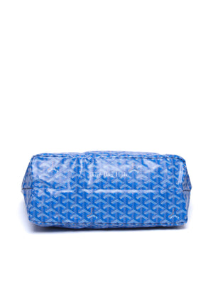 Goyard Sky Blue Canvas Saint Louis PM Tote Bag