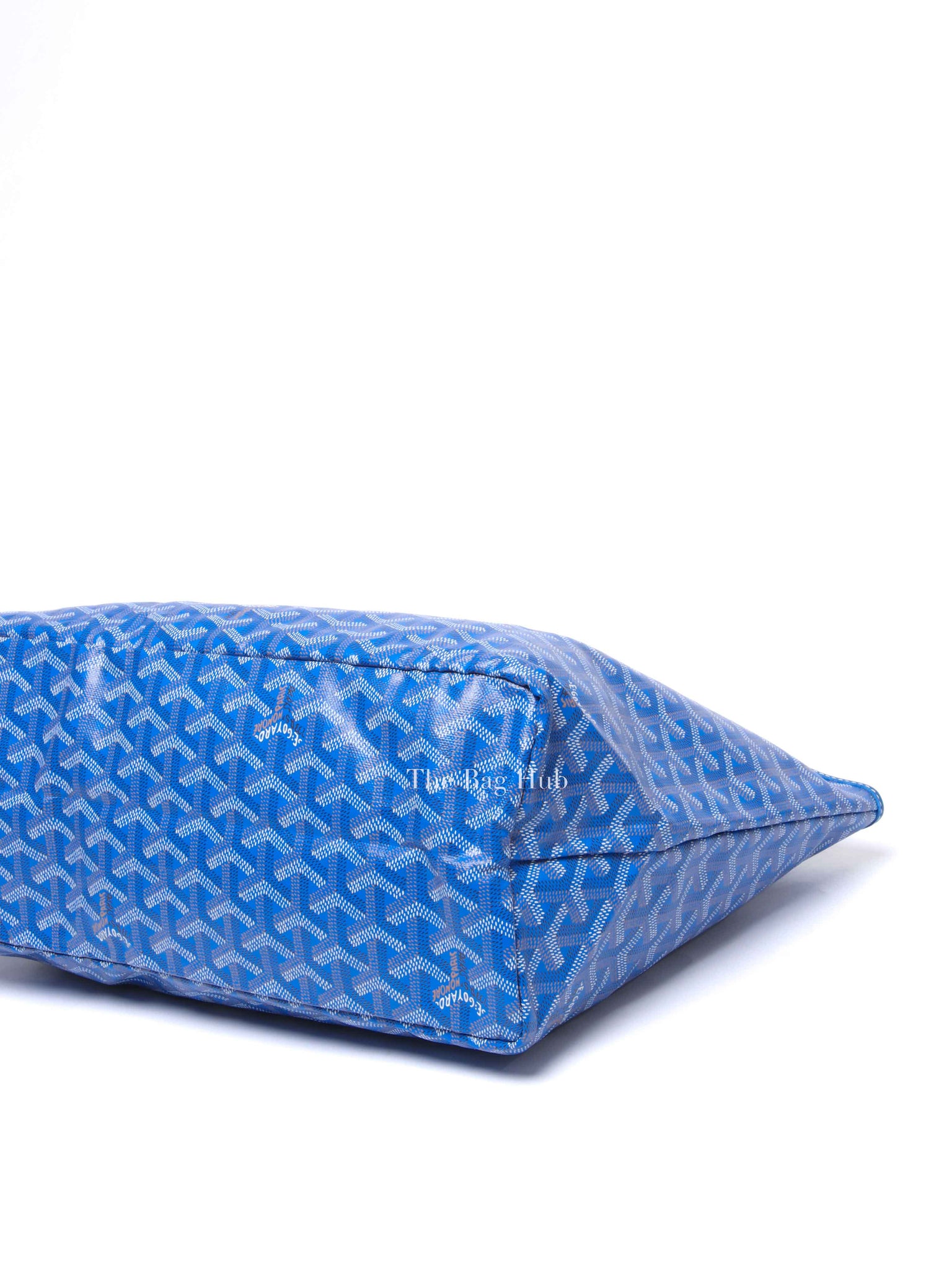 Goyard Sky Blue Canvas Saint Louis PM Tote Bag