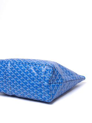 Goyard Sky Blue Canvas Saint Louis PM Tote Bag