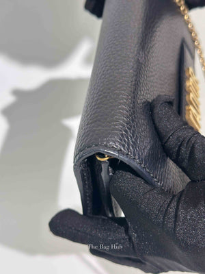 Dior Black Grained Calfskin J'Adior Croisiere WOC