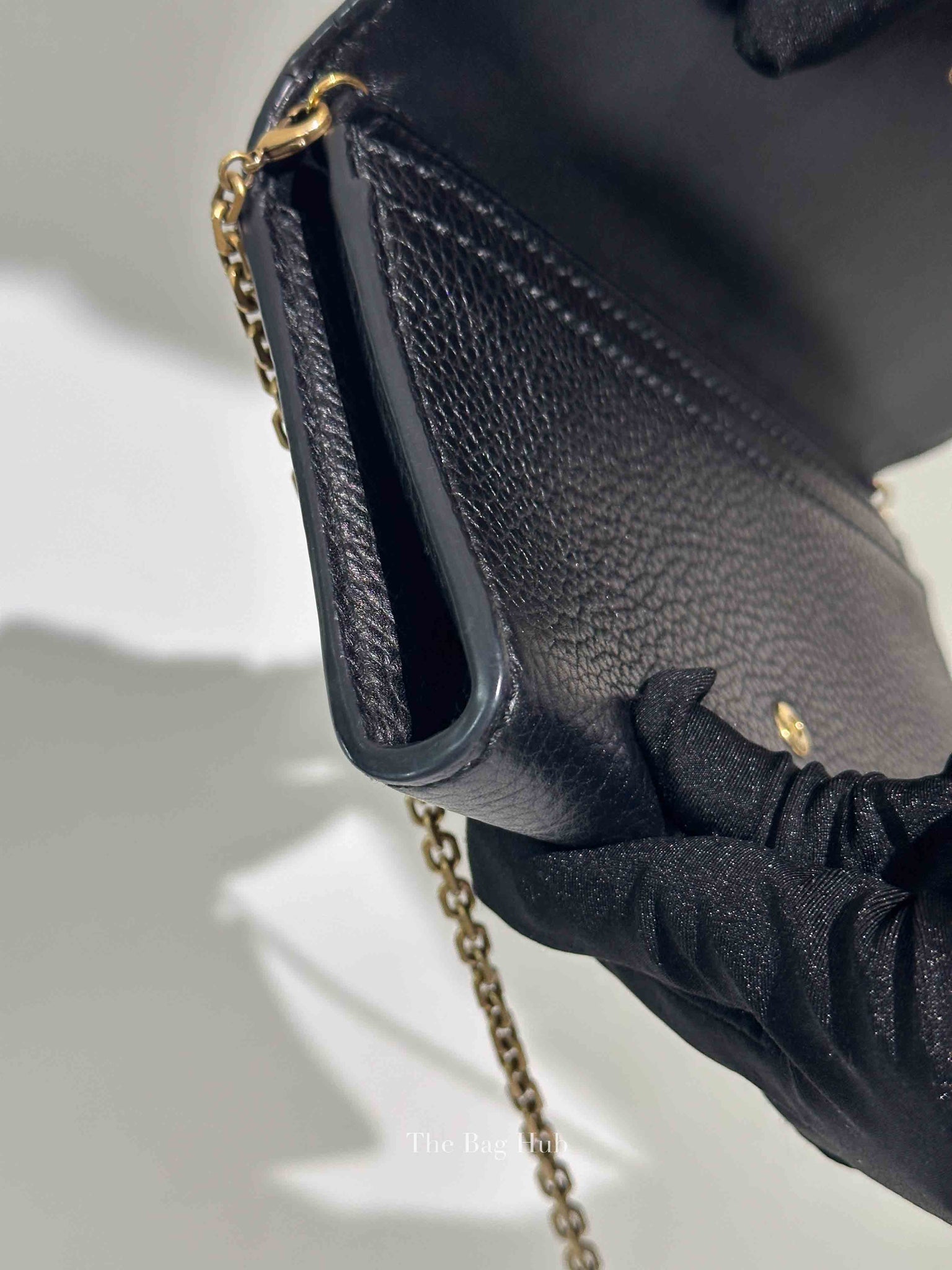 Dior Black Grained Calfskin J'Adior Croisiere WOC