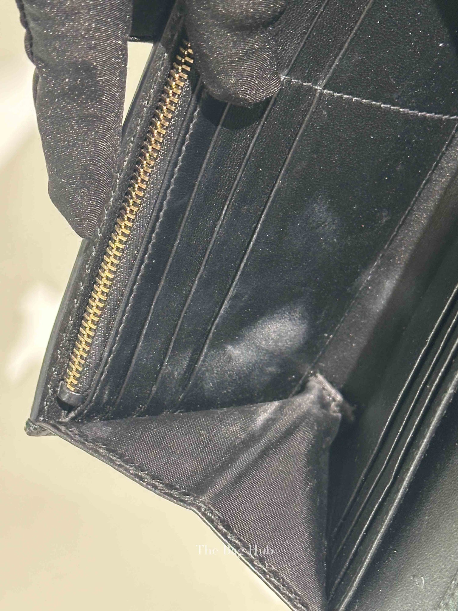 Dior Black Grained Calfskin J'Adior Croisiere WOC