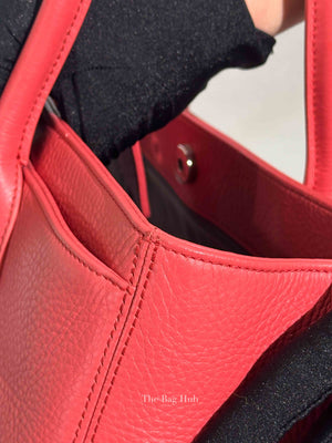 Chanel Pink Salmon Caviar Leather Cerf Executive Tote Bag