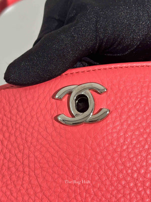 Chanel Pink Salmon Caviar Leather Cerf Executive Tote Bag