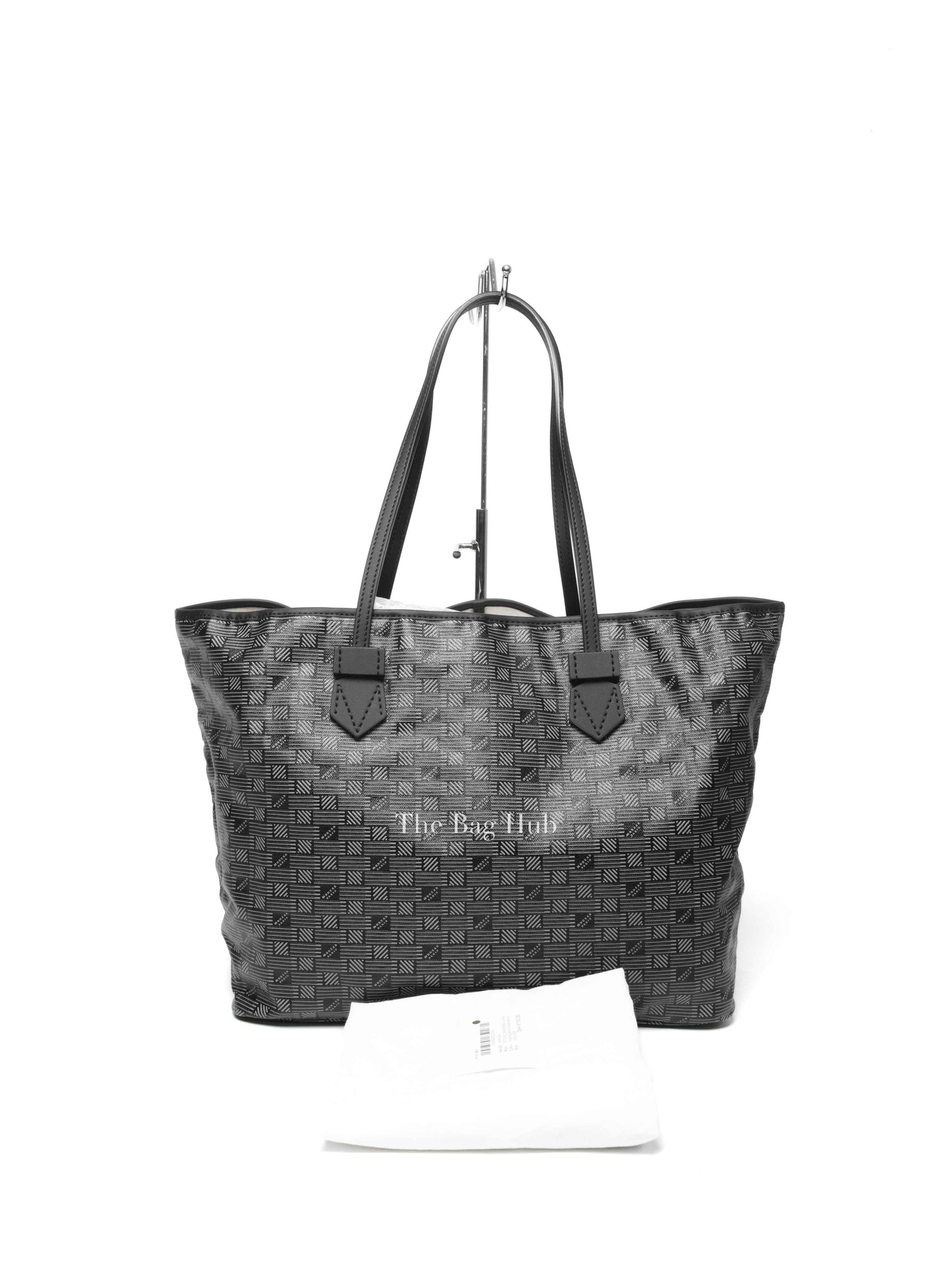 Moreau Black Canvas Saint Tropez GM Tote Bag