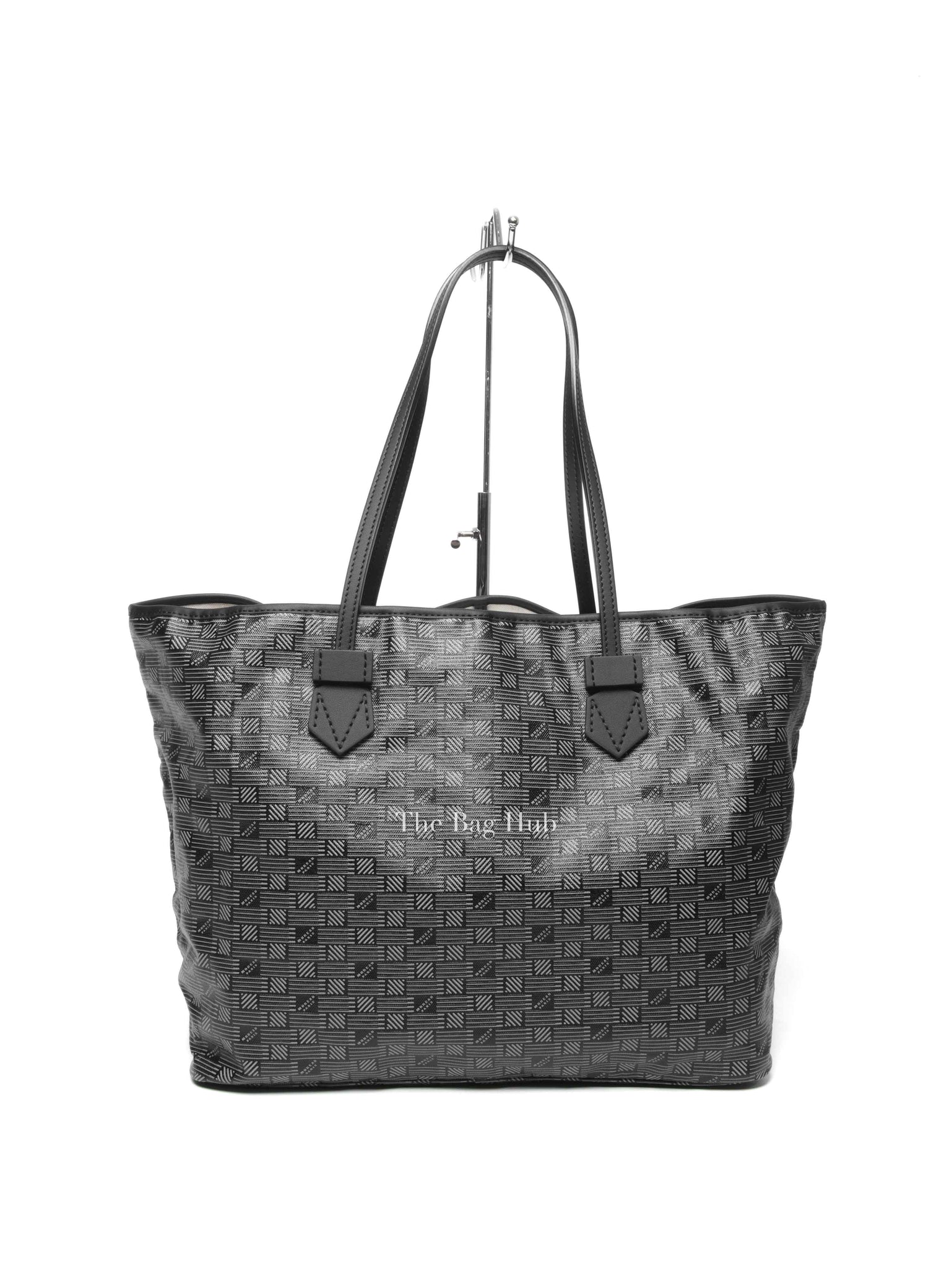Moreau Black Canvas Saint Tropez GM Tote Bag