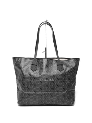 Moreau Black Canvas Saint Tropez GM Tote Bag