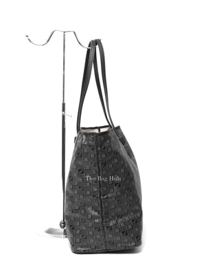 Moreau Black Canvas Saint Tropez GM Tote Bag
