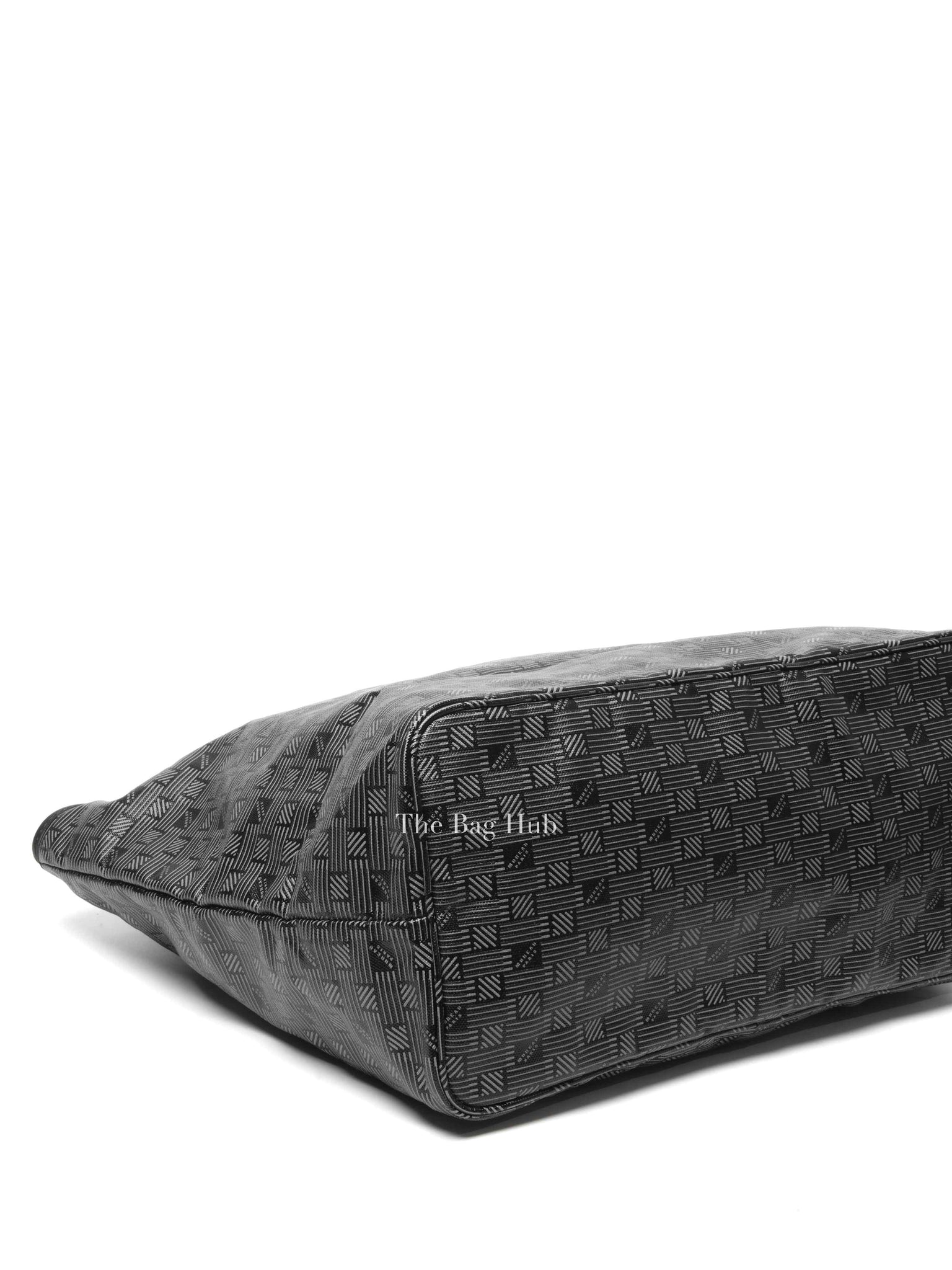 Moreau Black Canvas Saint Tropez GM Tote Bag