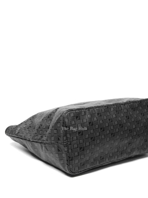 Moreau Black Canvas Saint Tropez GM Tote Bag