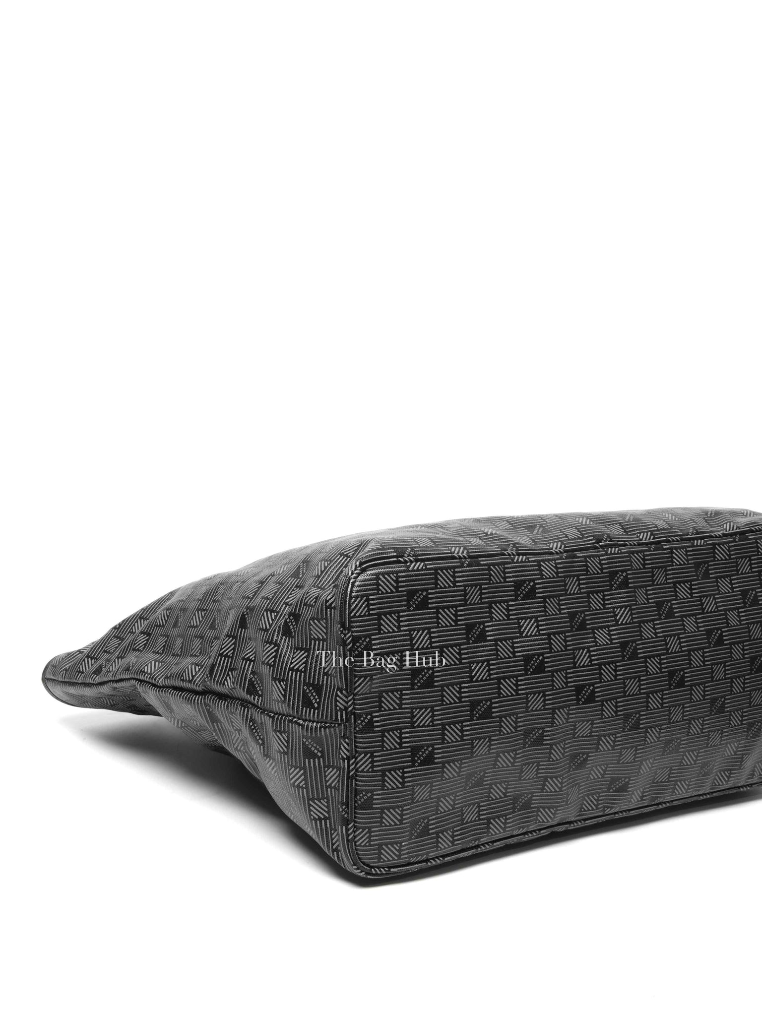 Moreau Black Canvas Saint Tropez GM Tote Bag