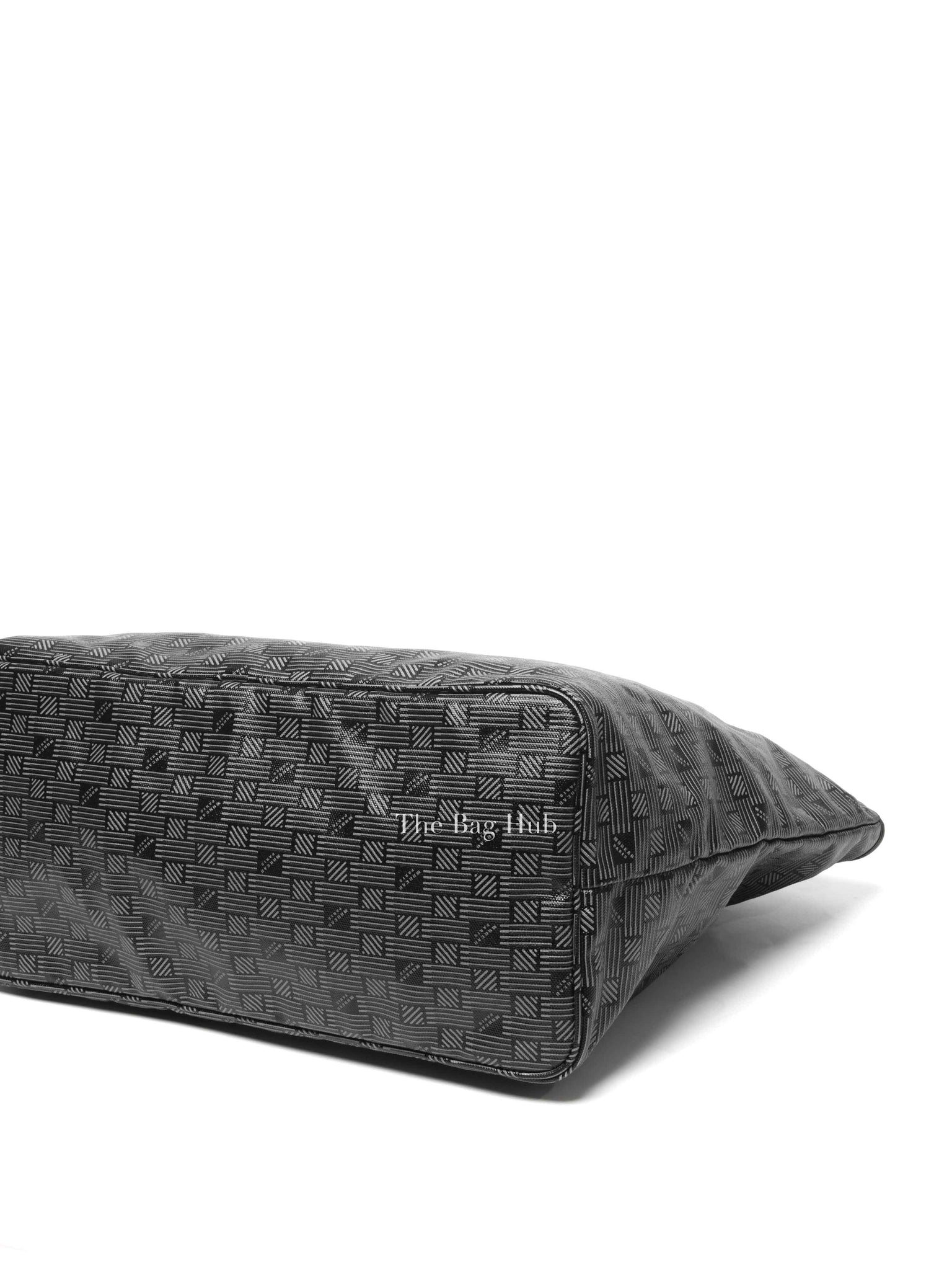 Moreau Black Canvas Saint Tropez GM Tote Bag