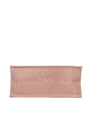 Dior Pink Mesh Embroidered Large Book Tote