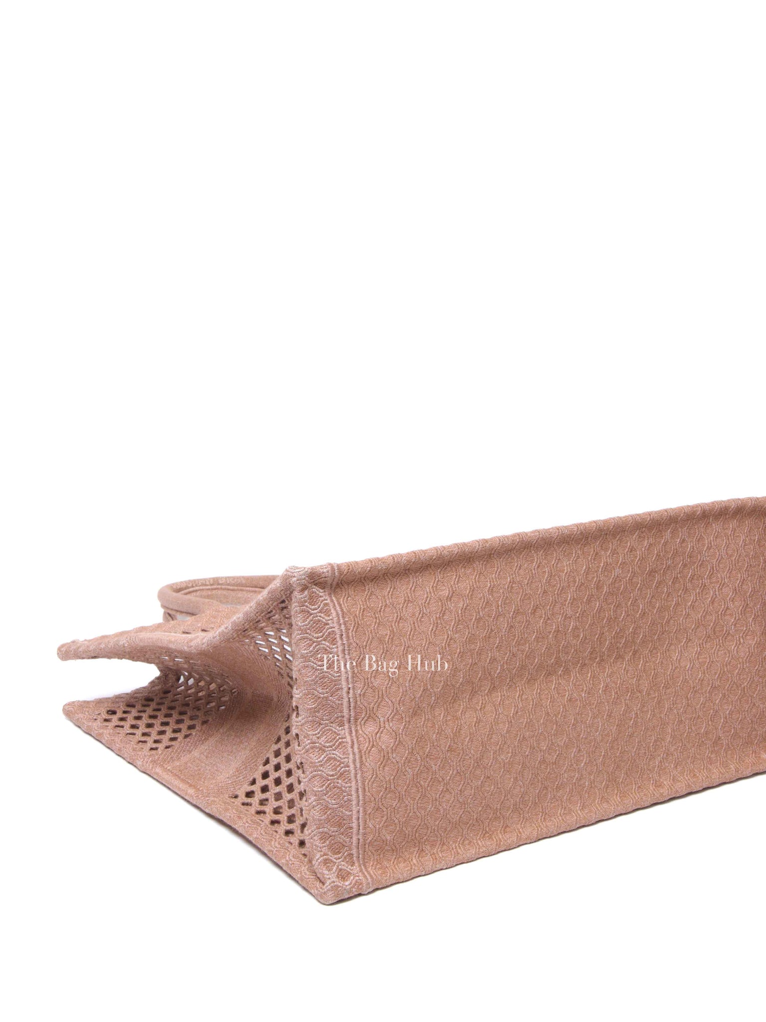 Dior Pink Mesh Embroidered Large Book Tote