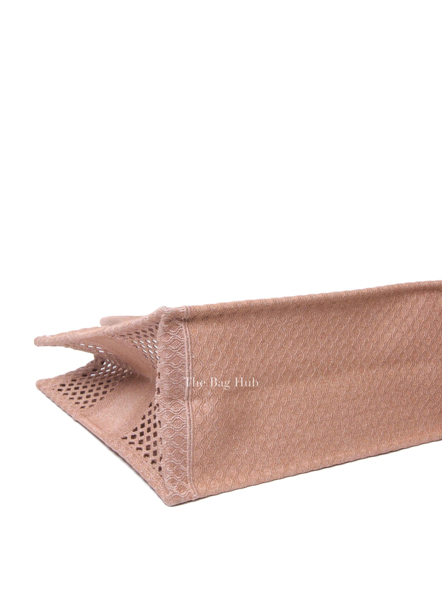 Dior Pink Mesh Embroidered Large Book Tote