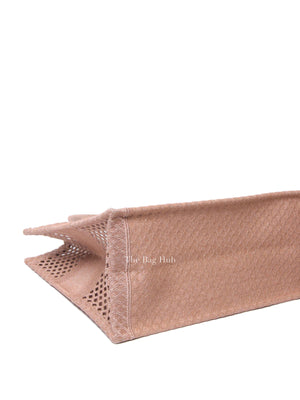 Dior Pink Mesh Embroidered Large Book Tote