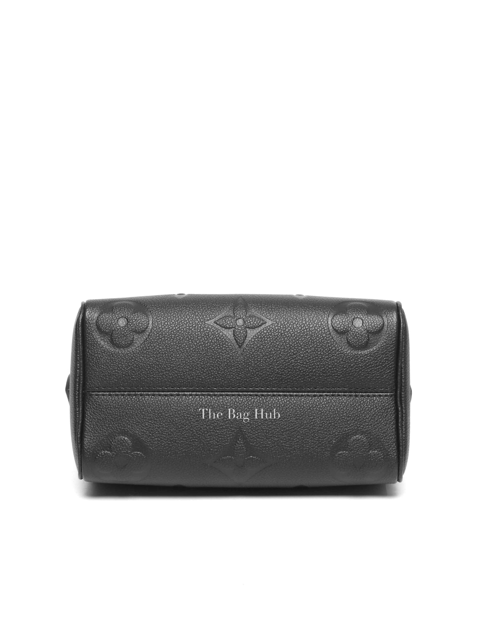 Louis Vuitton Black Monogram Empreinte Leather Speedy Bandouliere 20 Bag