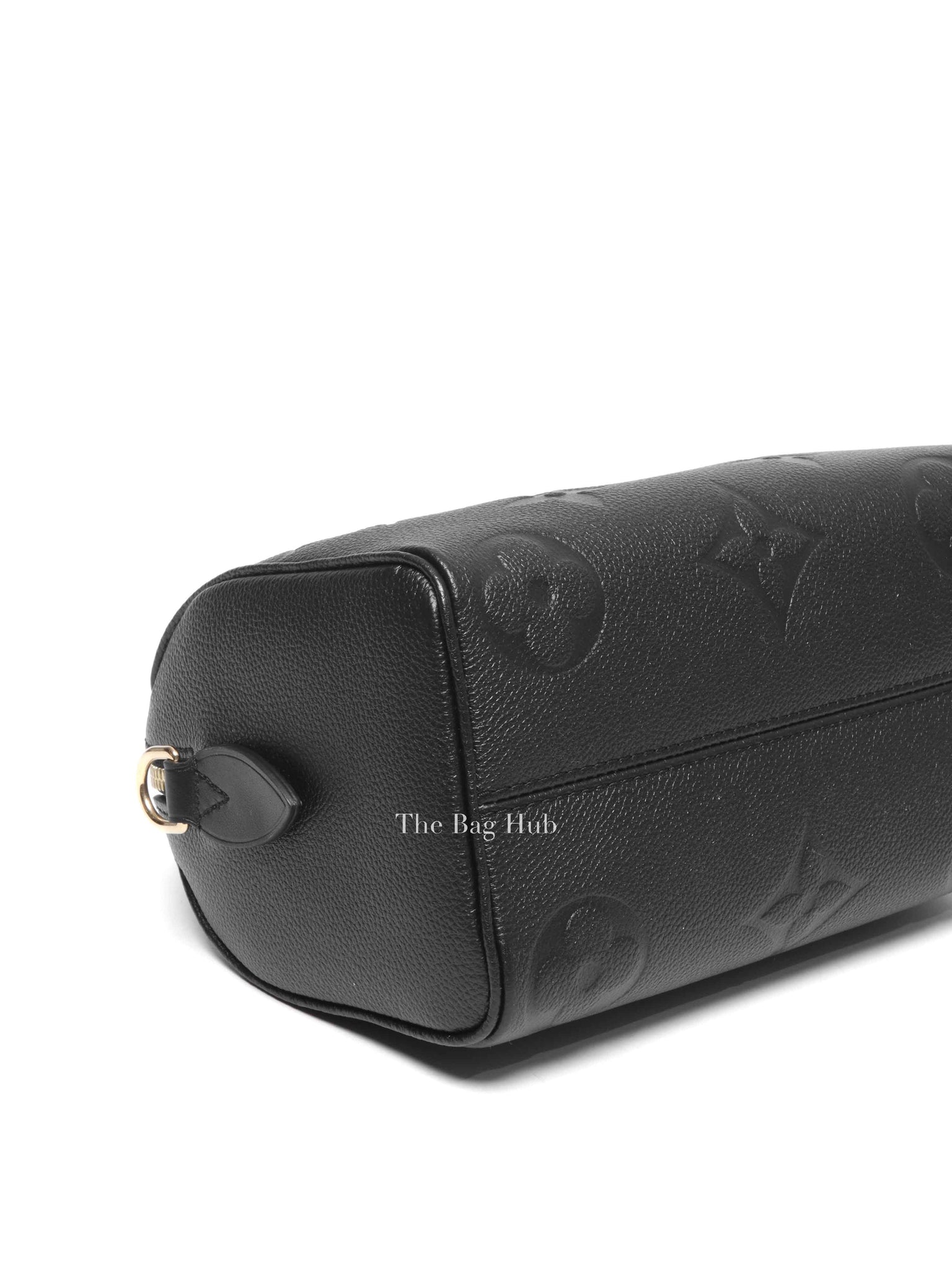 Louis Vuitton Black Monogram Empreinte Leather Speedy Bandouliere 20 Bag