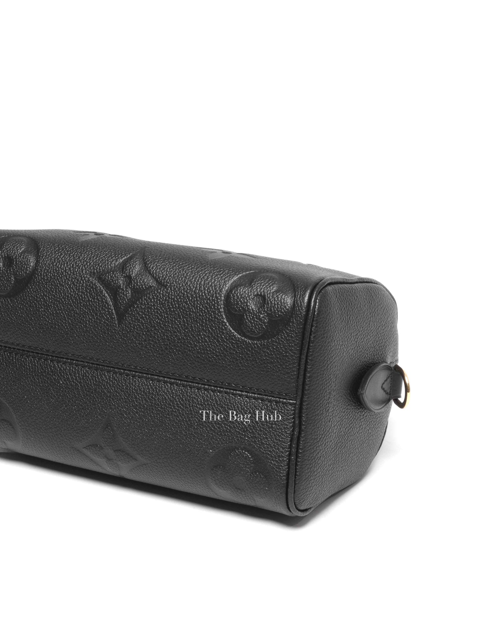 Louis Vuitton Black Monogram Empreinte Leather Speedy Bandouliere 20 Bag