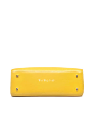 Delvaux Absinthe Lime Leather Tempete Satchel Two Way MM Bag