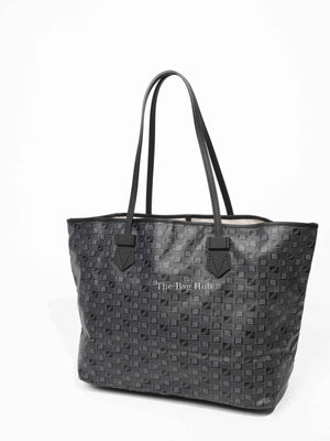Moreau Black Canvas Saint Tropez GM Tote Bag