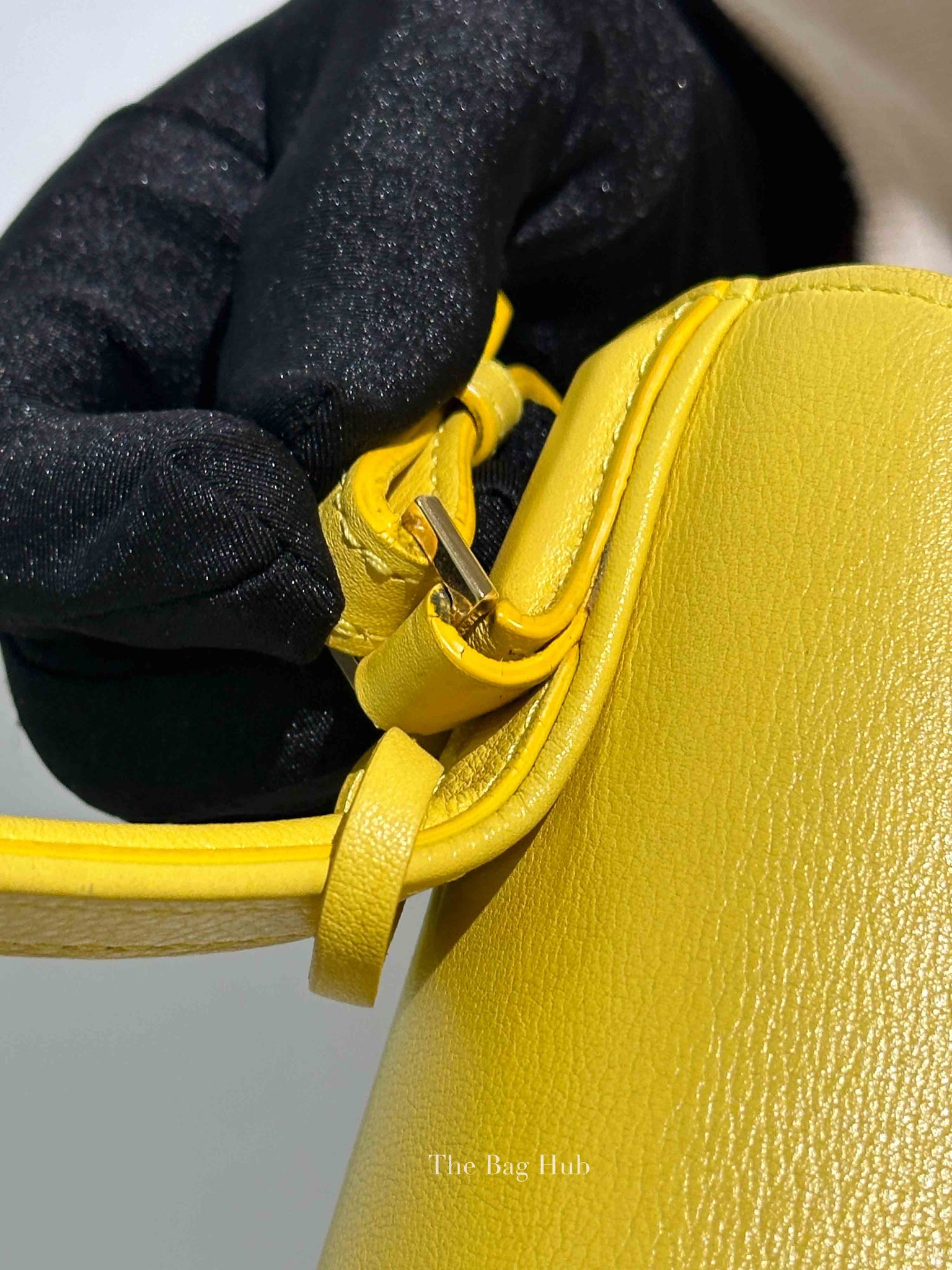 Delvaux Absinthe Lime Leather Tempete Satchel Two Way MM Bag