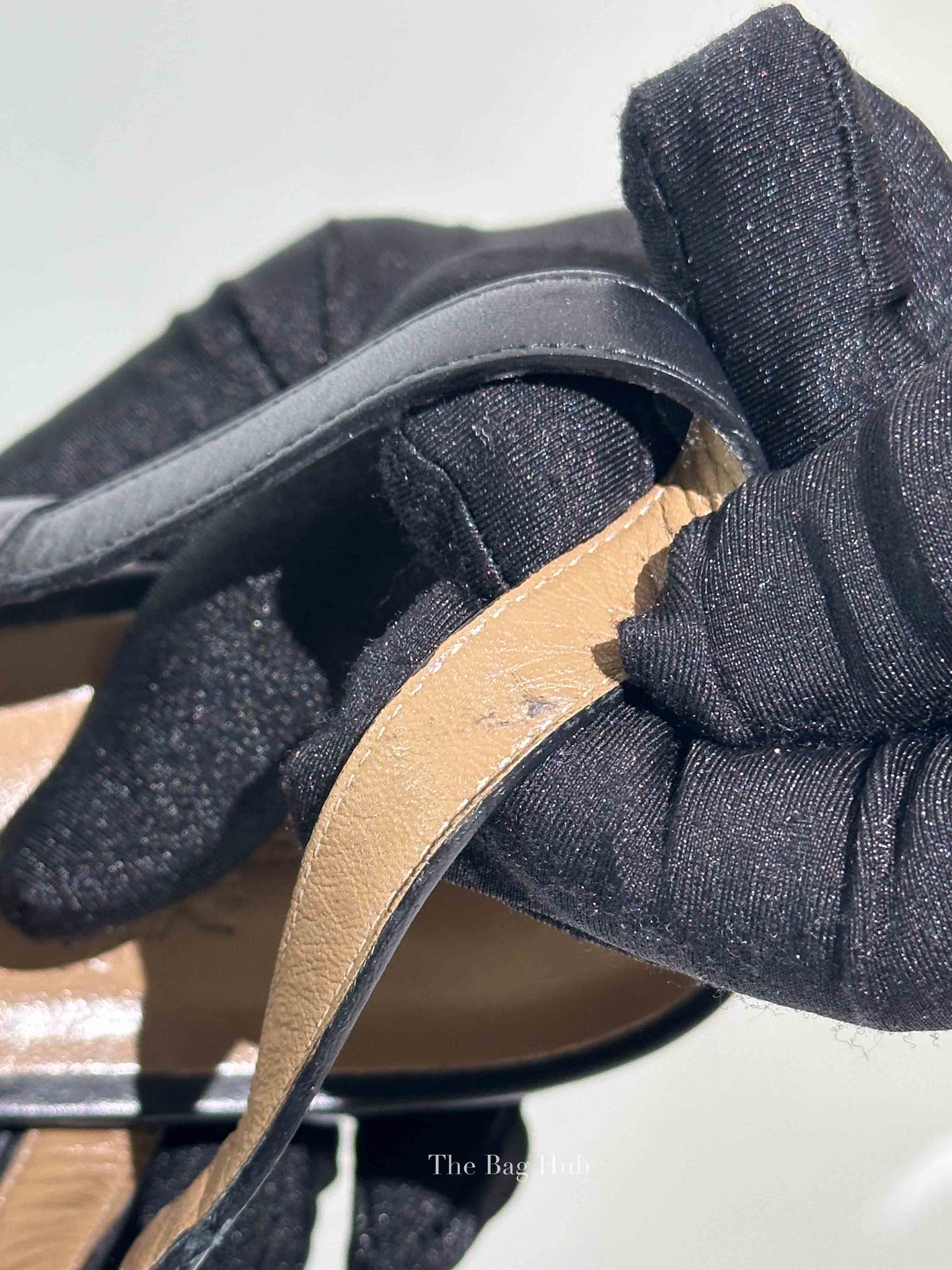 Hermes Black Leather Transat Sandals Size 36