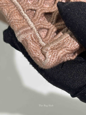 Dior Pink Mesh Embroidered Large Book Tote