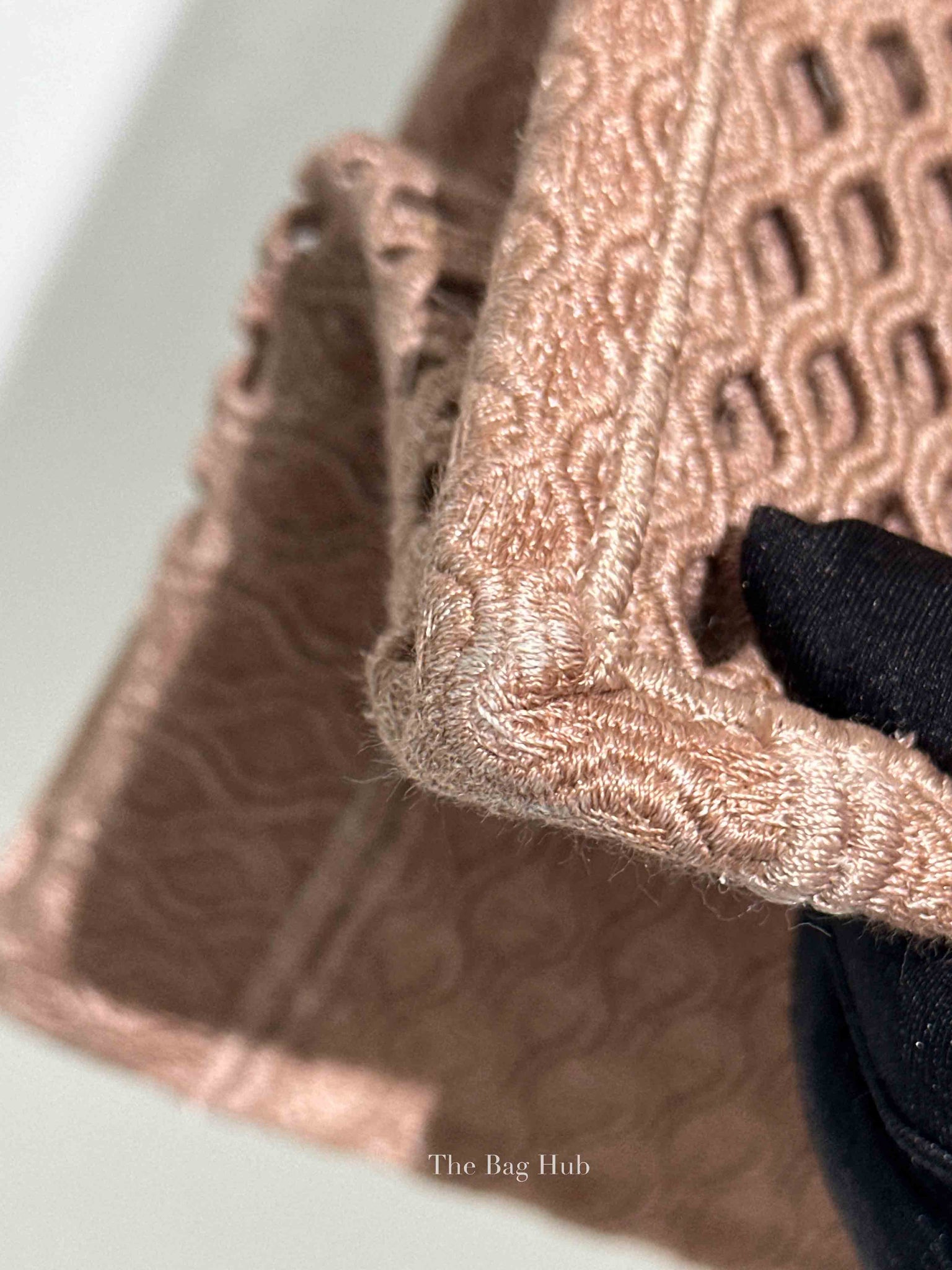 Dior Pink Mesh Embroidered Large Book Tote