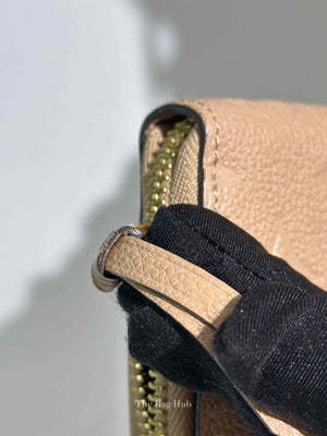 Louis Vuitton Dune Clemence Leather Empreinte Zipped Wallet