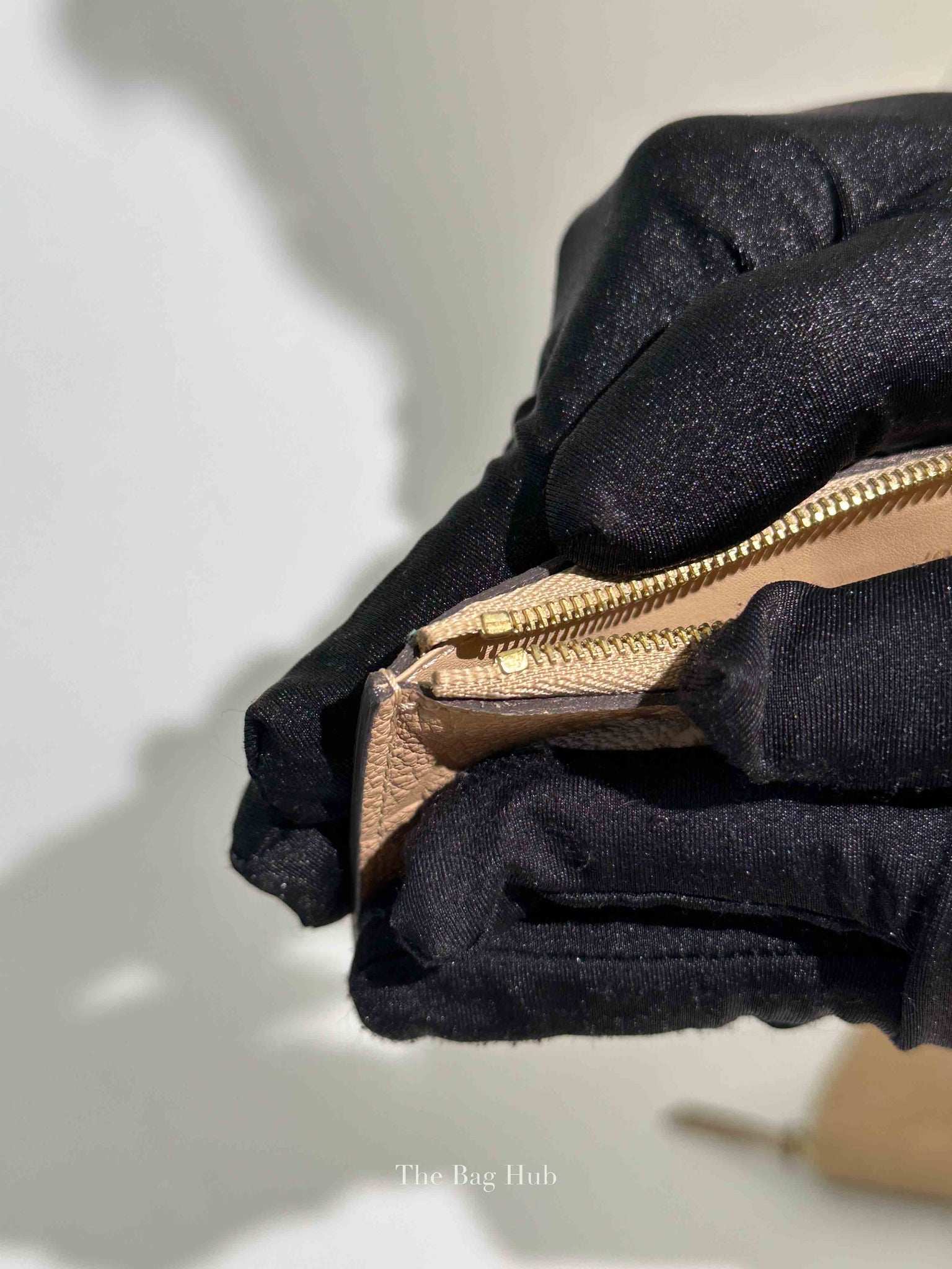 Louis Vuitton Dune Clemence Leather Empreinte Zipped Wallet