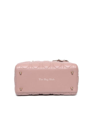 Dior Blush Pink Quilted Leather Cannage Lady Dior Medium Bag