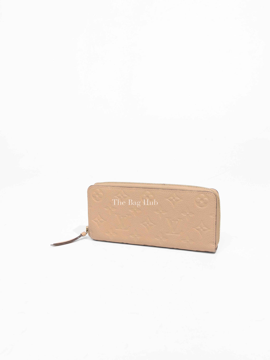 Louis Vuitton Dune Clemence Leather Empreinte Zipped Wallet