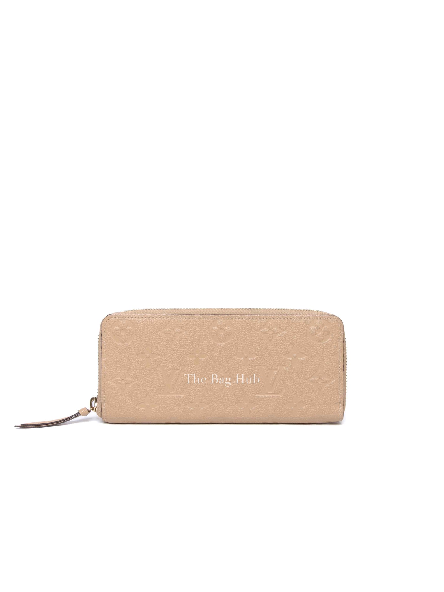 Louis Vuitton Dune Clemence Leather Empreinte Zipped Wallet