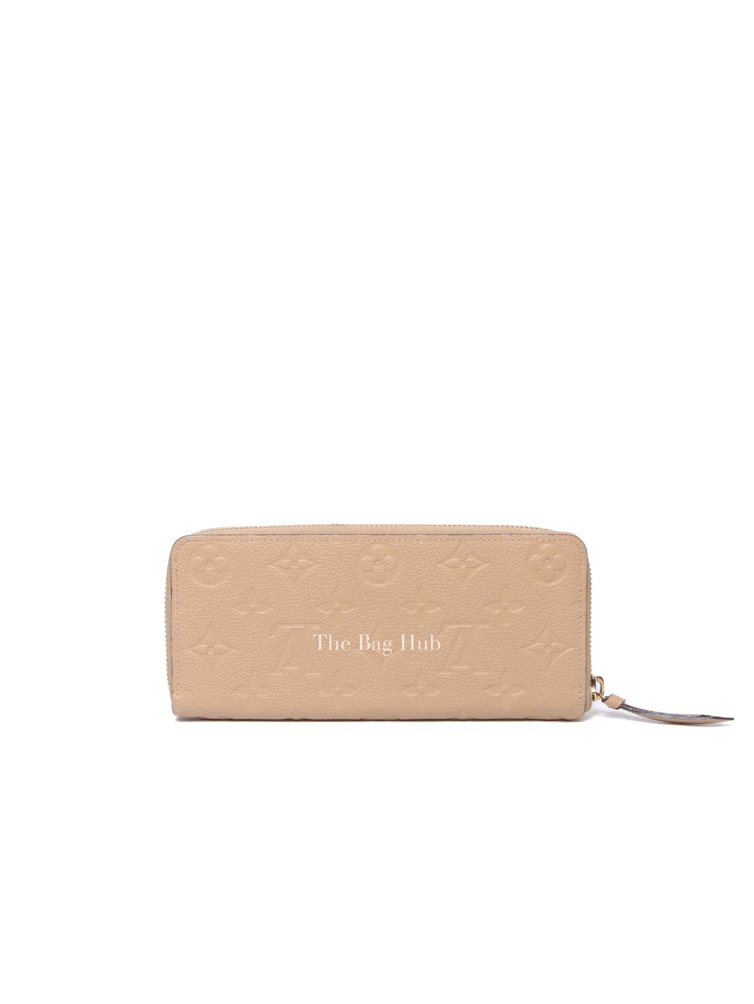 Louis Vuitton Dune Clemence Leather Empreinte Zipped Wallet