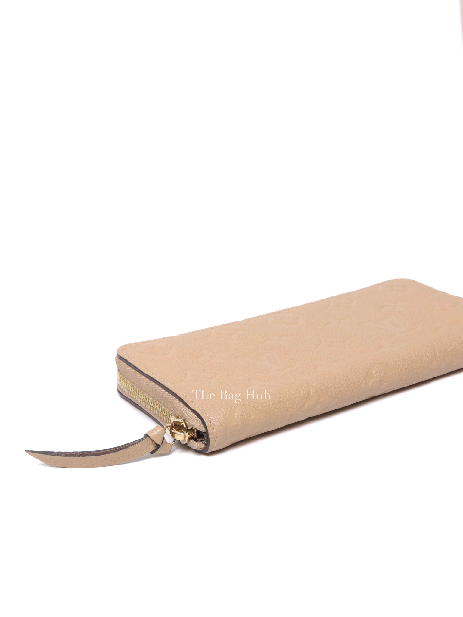 Louis Vuitton Dune Clemence Leather Empreinte Zipped Wallet