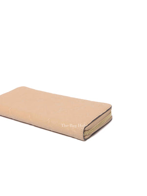 Louis Vuitton Dune Clemence Leather Empreinte Zipped Wallet
