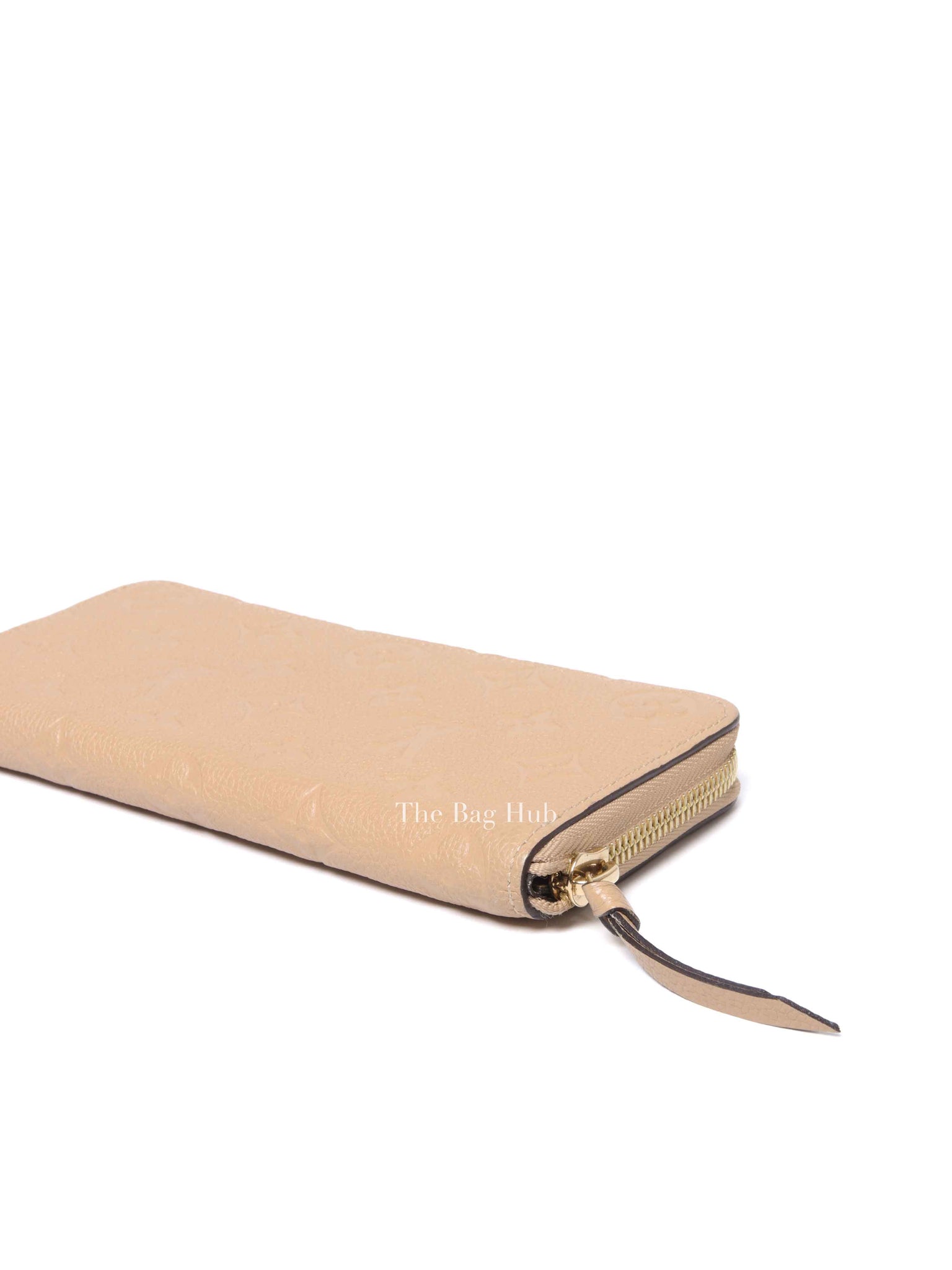 Louis Vuitton Dune Clemence Leather Empreinte Zipped Wallet