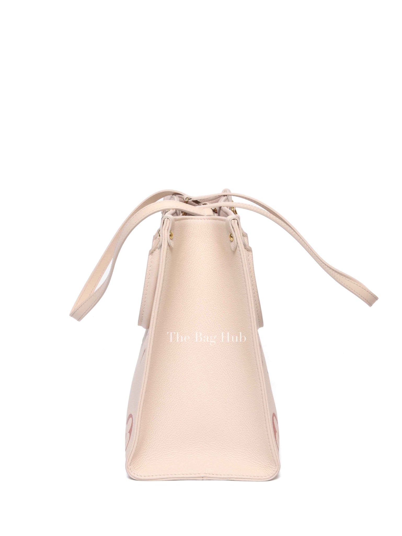 Louis Vuitton Cream Bicolor Monogram Empreinte OTG MM Tote Bag