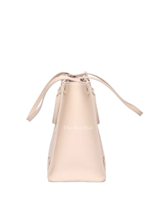 Louis Vuitton Cream Bicolor Monogram Empreinte OTG MM Tote Bag