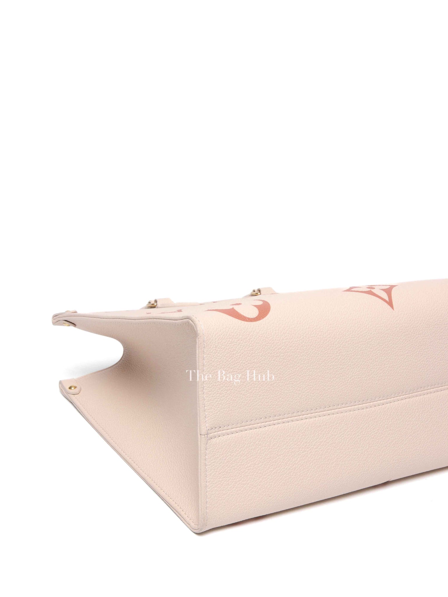 Louis Vuitton Cream Bicolor Monogram Empreinte OTG MM Tote Bag