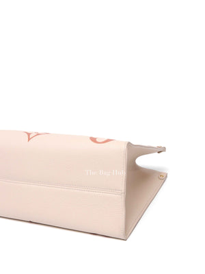 Louis Vuitton Cream Bicolor Monogram Empreinte OTG MM Tote Bag