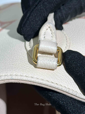 Louis Vuitton Cream Bicolor Monogram Empreinte OTG MM Tote Bag