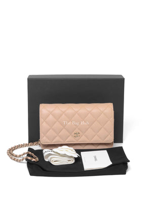 Chanel Pink Blush Caviar Classic WOC