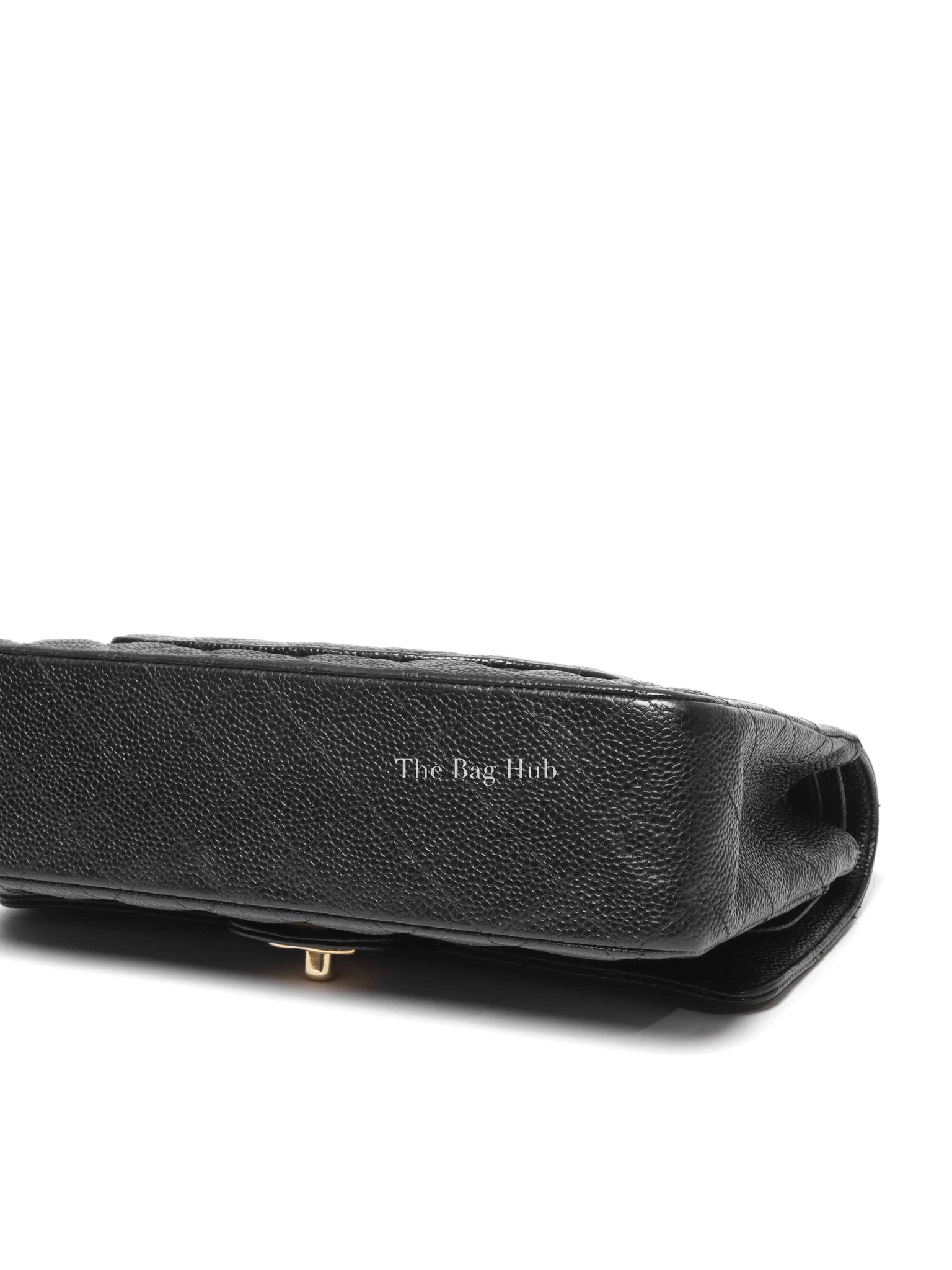 Chanel Black Caviar Classic Vintage Double Flap Medium GHW