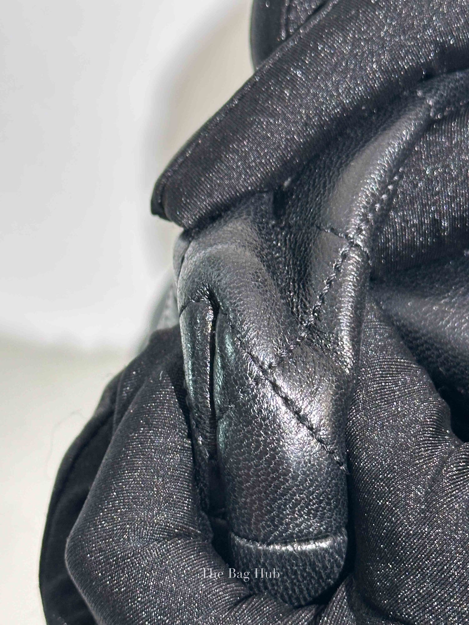 Saint Laurent Black Quilted Leather Icare Shopping Tote Bag