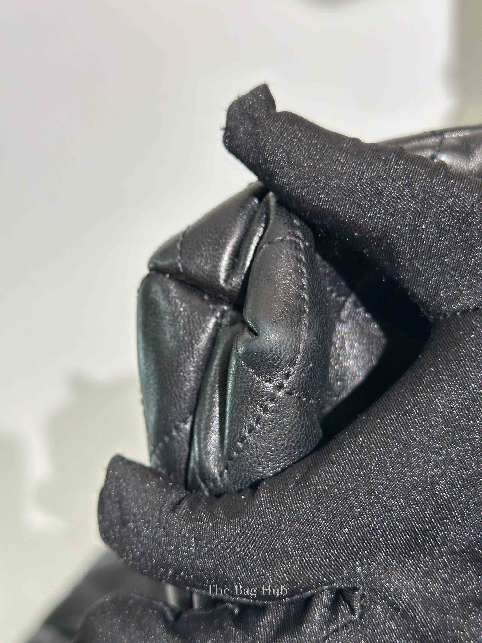 Saint Laurent Black Quilted Leather Icare Shopping Tote Bag