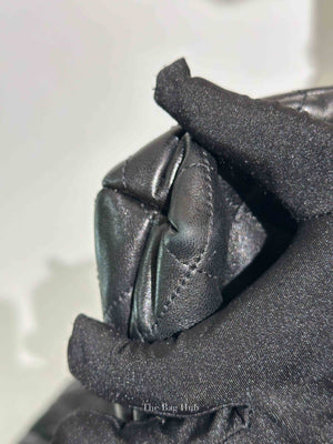 Saint Laurent Black Quilted Leather Icare Shopping Tote Bag