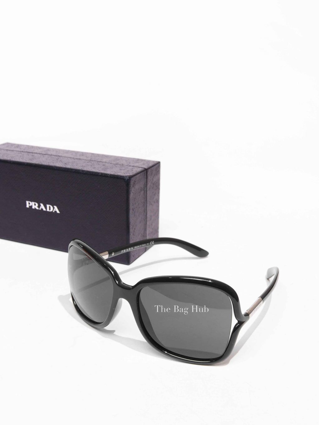 Prada Black Frame Carbon Sunglasses SPR28L