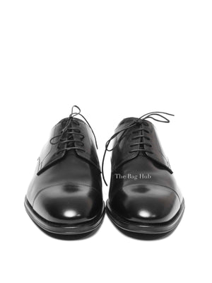 Louis Vuitton Black Leather Minister Derby Shoes Size 6.5